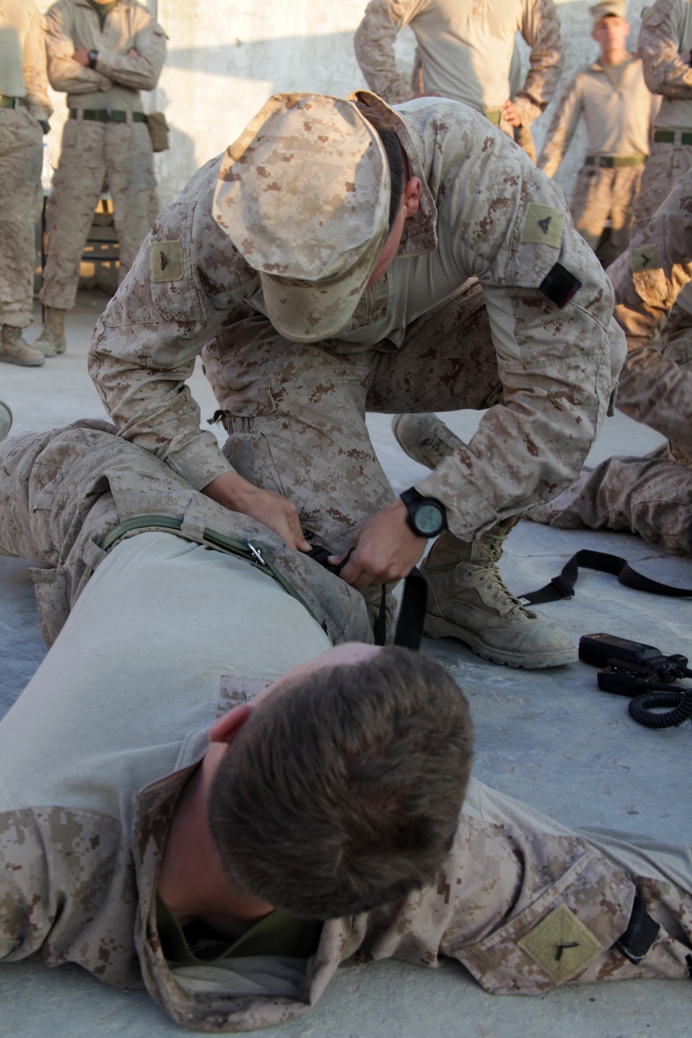 Weapons Co. 3/7 Combat Life Saver (CLS)Training