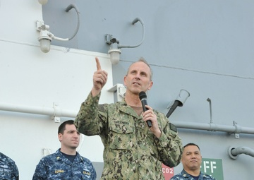 CNO/MCPON Visit USS Boxer