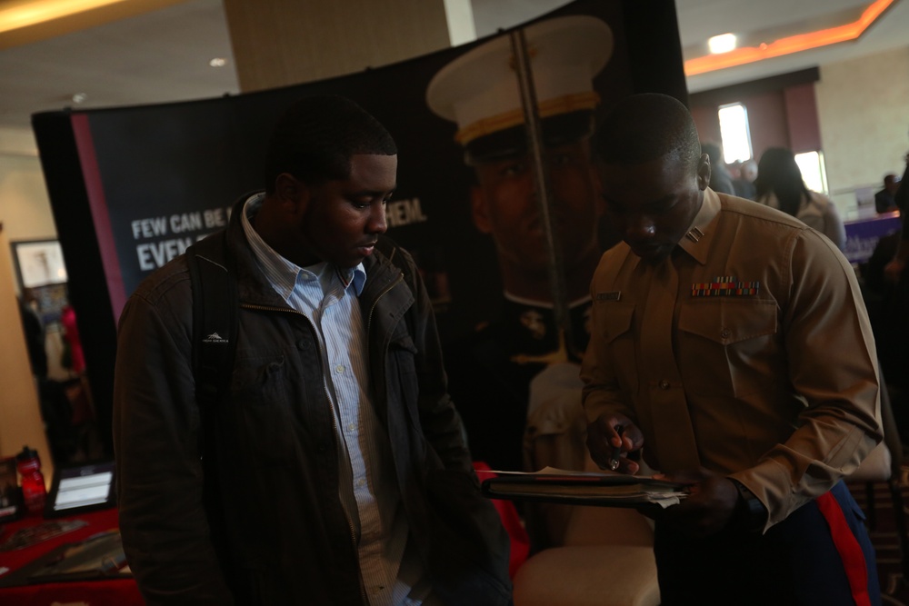 Marines Participate in Bayou Classic Career Fair and Empowerment Exchange