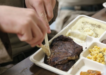 3/7 Marines bond during Thanksgiving