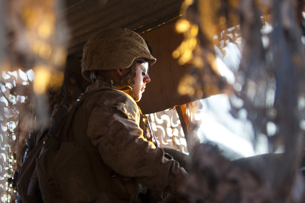 Last watch: Marines reflect on Thanksgiving from mountain outpost