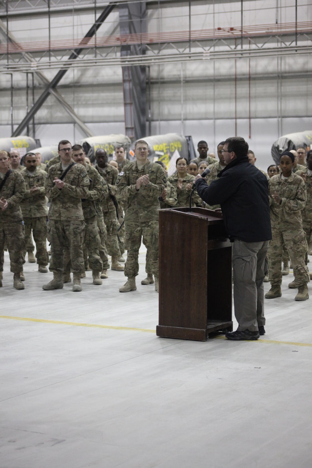 Deputy defense secretary at Bagram