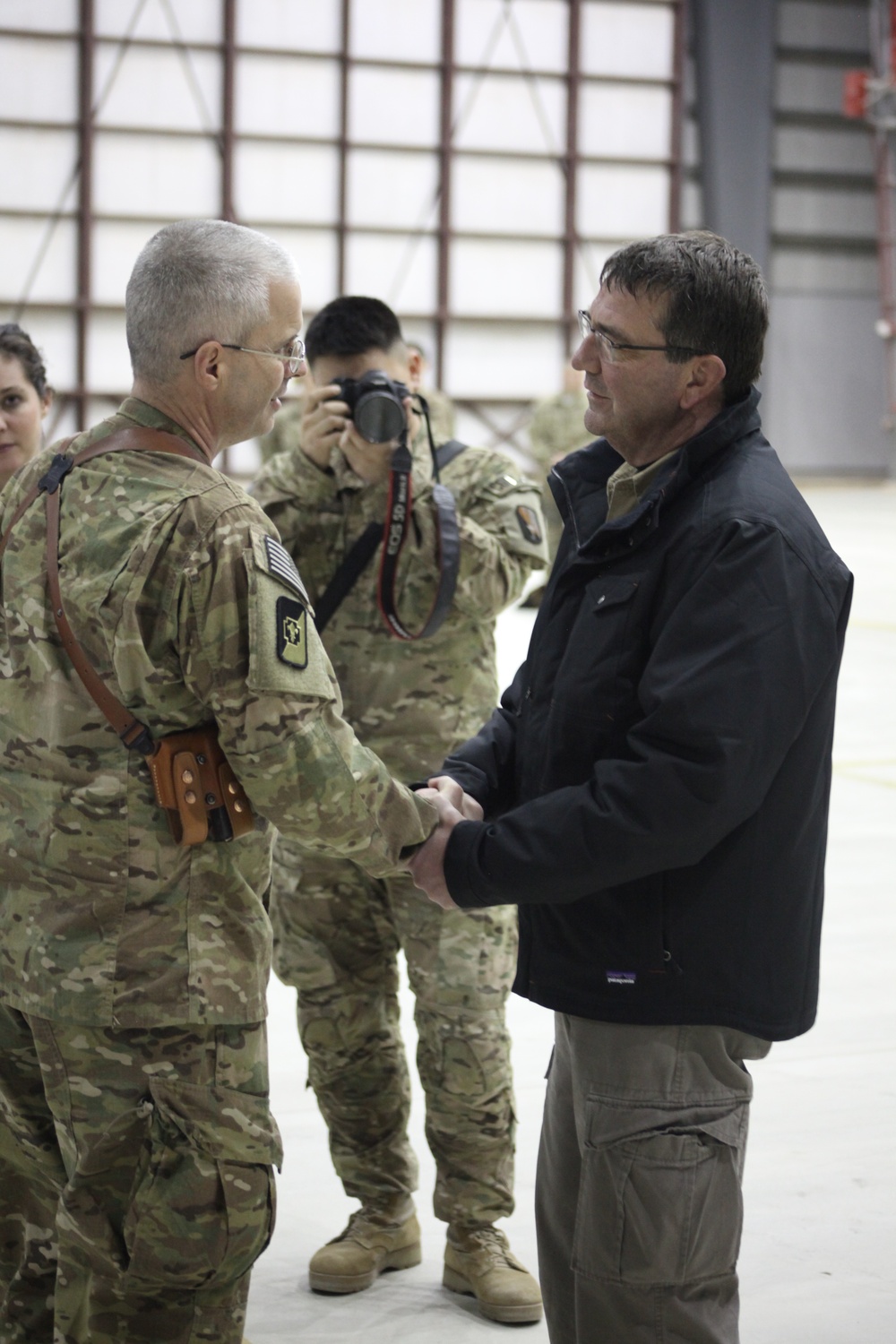 Deputy defense secretary at Bagram