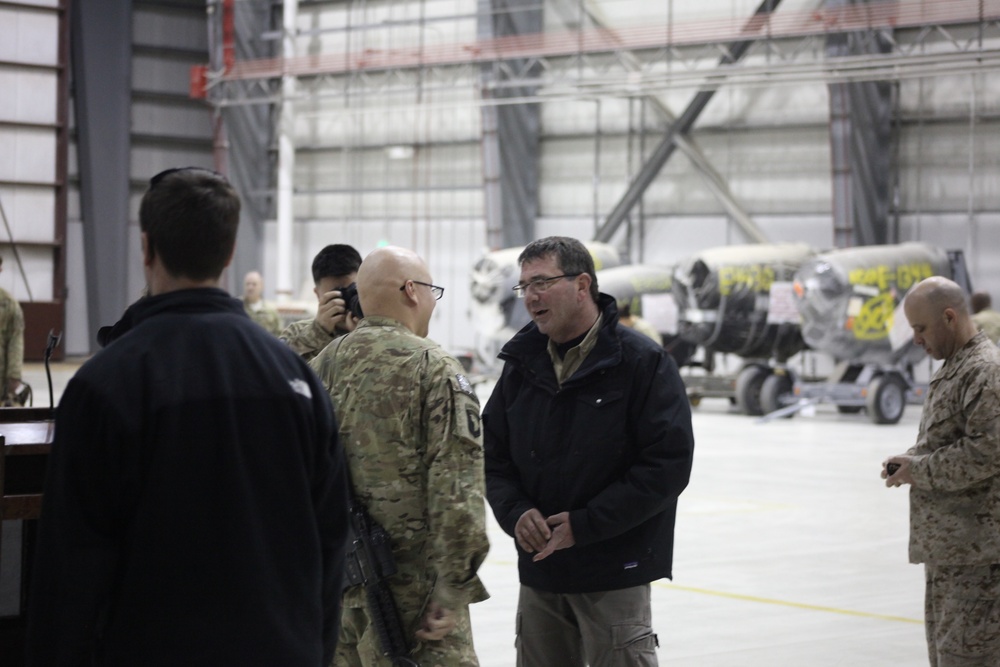 Deputy defense secretary at Bagram