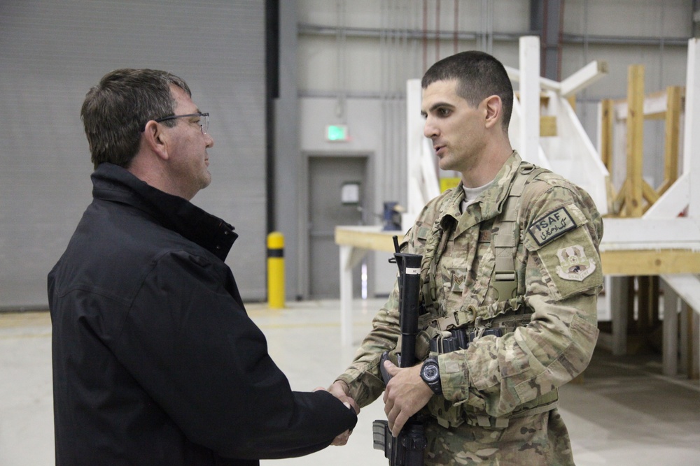 Deputy defense secretary at Bagram