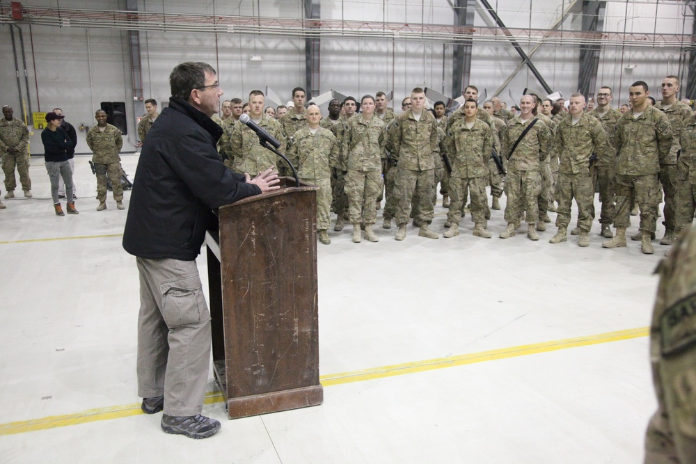 Deputy defense secretary at Bagram