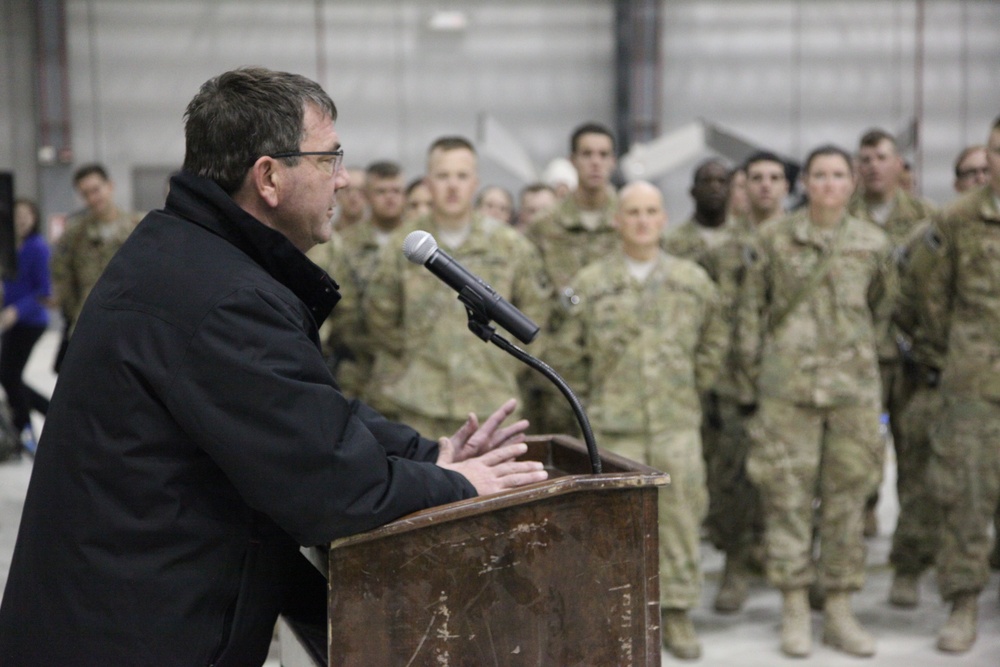 Deputy defense secretary at Bagram