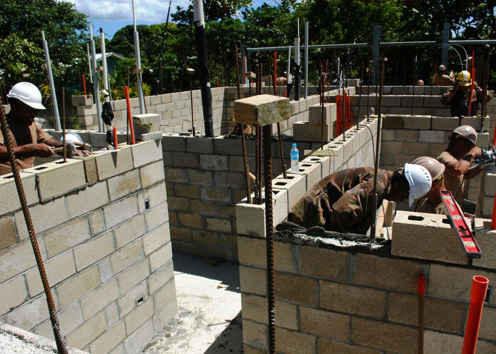 NMCB 3 CCAD builds community hall and disaster response center