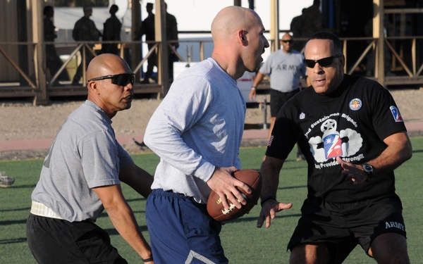 82nd SB-CMRE holds Turkey Bowl in Afghanistan