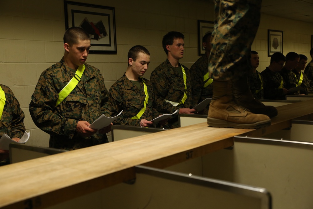 Photo Gallery: Marine recruits begin journey to title on Parris Island footprints