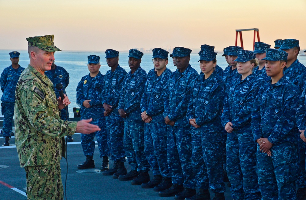 Master Chief Petty Officer of the Navy visit