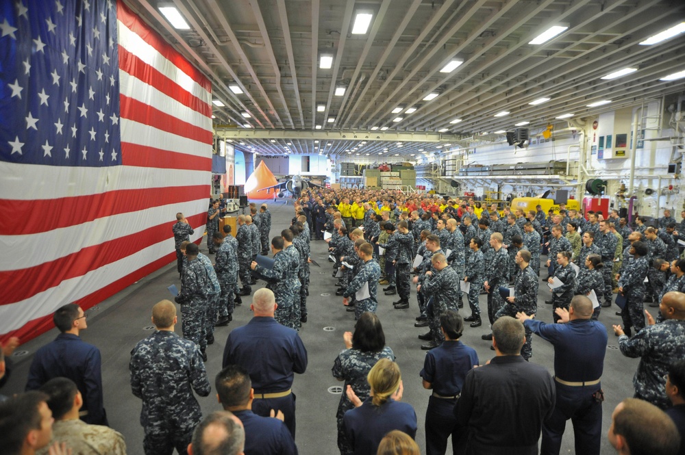 Boxer frocking ceremony