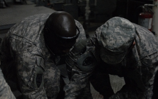 Army Watercraft Company (Provisional) and 371st SB medics conduct HALO exercise in the Arabian Sea