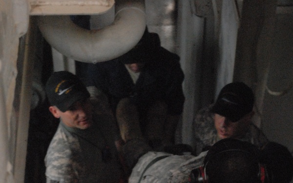 Army Watercraft Company (Provisional) and 371st SB medics conduct HALO exercise in the Arabian Sea