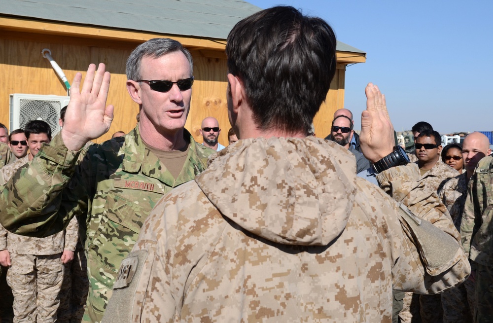 US special operations commander visits deployed service members Thanksgiving Day