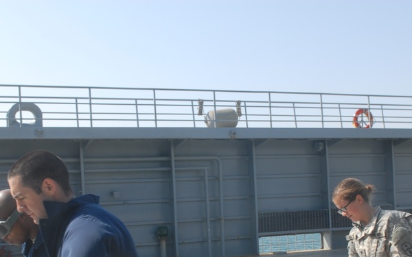 Army Watercraft Company (Provisional) and 371st SB medics conduct HALO exercise in the Arabian Sea