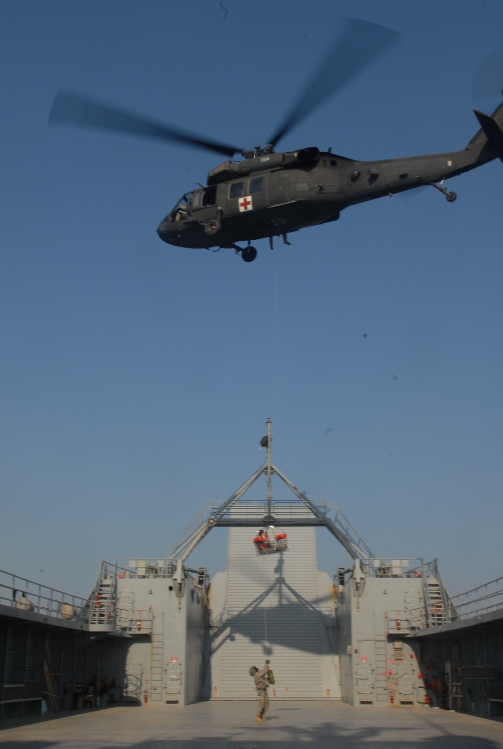 Army Watercraft Company (Provisional) and 371st SB medics conduct HALO exercise in the Arabian Sea