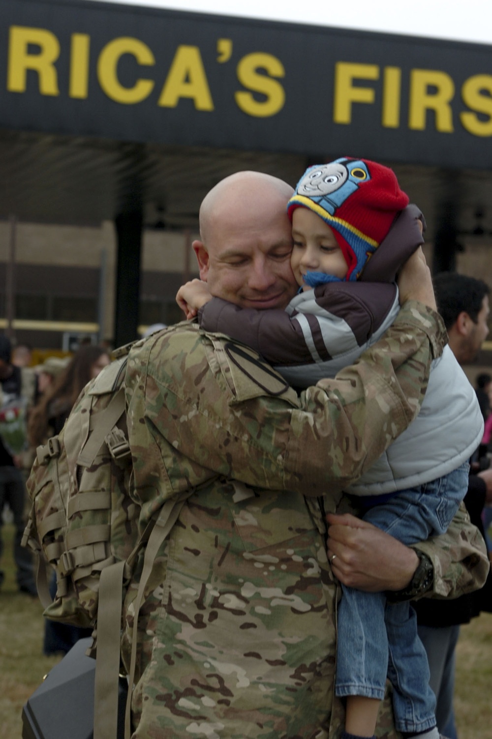 'Black Jack' soldiers return home for the holidays