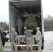 New York Army National Guard members help with trees for troops
