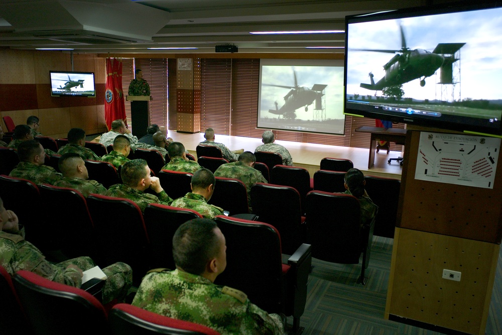 South Carolina National Guard team visits Colombian army's main logistic facility