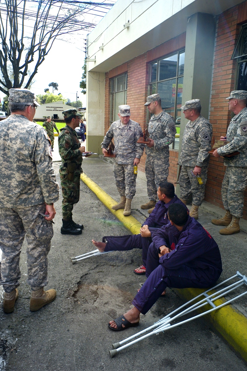 South Carolina National Guard team visits Colombian army's main logistic facility