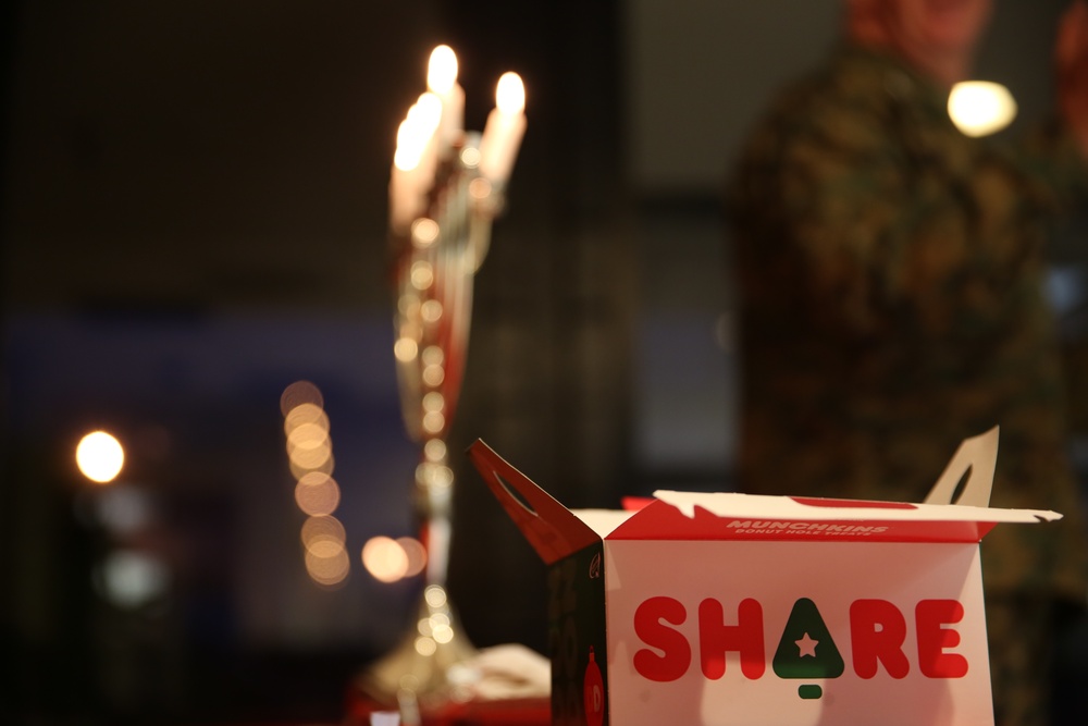 Marines celebrate Hanukkah aboard MCAS Miramar