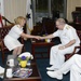 Commander meets head of Brazilian navy delegation