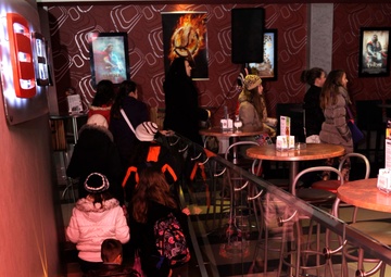 NATO COM Police Cinema visit