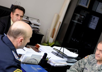 NATO COM Police Cinema visit