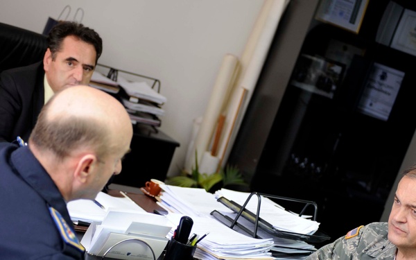 NATO COM Police Cinema visit