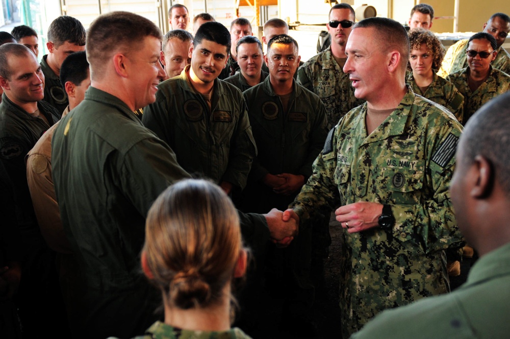 MCPON Stevens visits HM-15