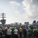 USS Nimitz flight deck activity