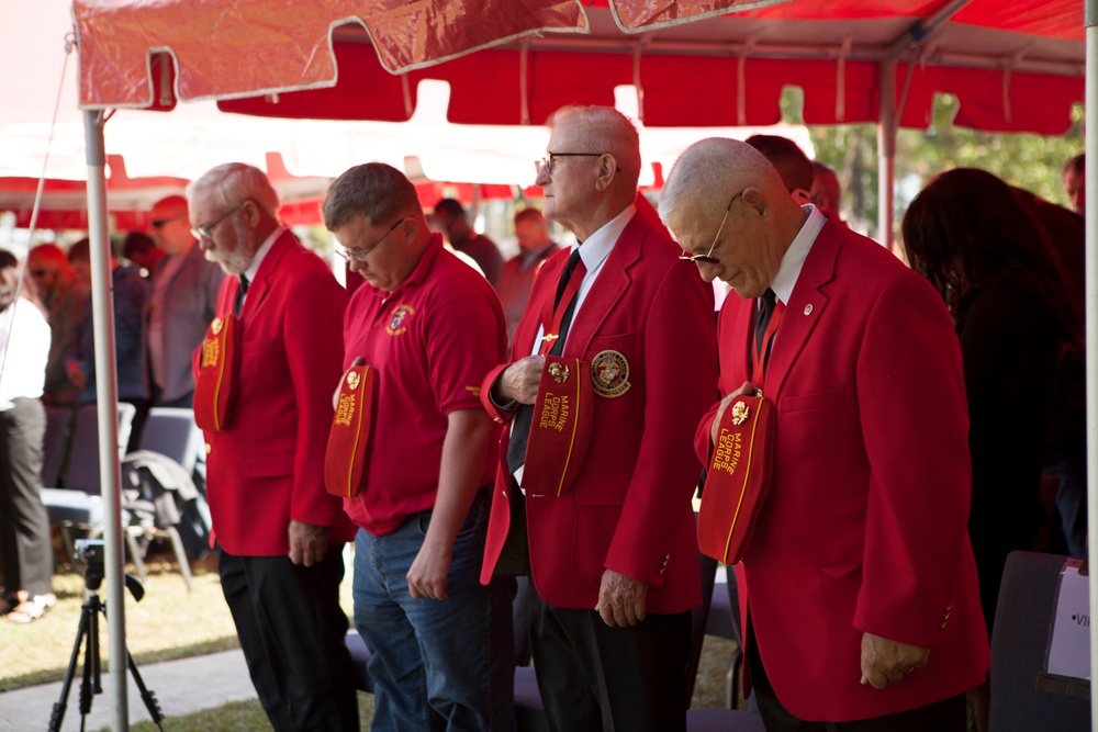 30th Anniversary Beirut Memorial veterans pray