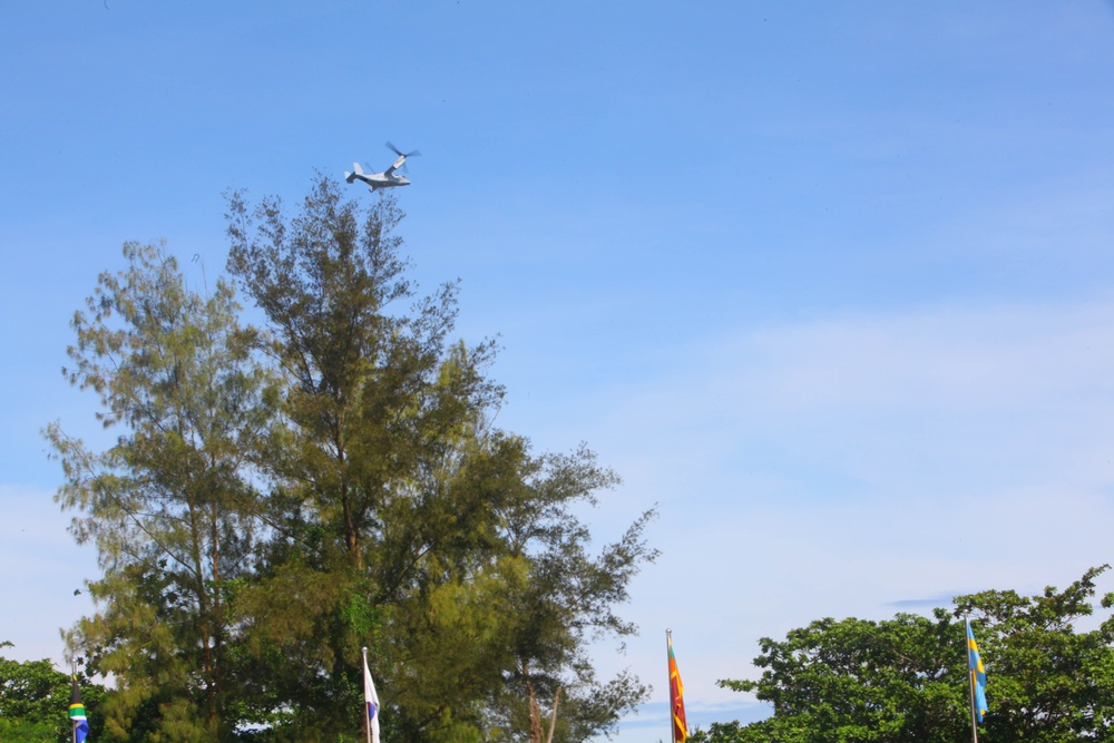 Ospreys perform at BRIDEX 13 air demonstration in Brunei