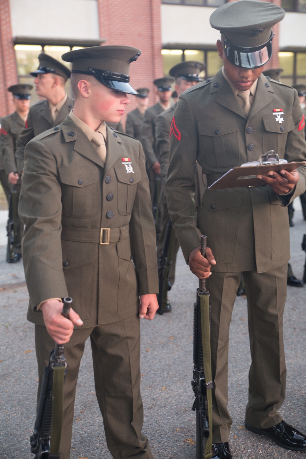 Photo Gallery: Corps' newest Marines pass last inspection before graduation on Parris Island