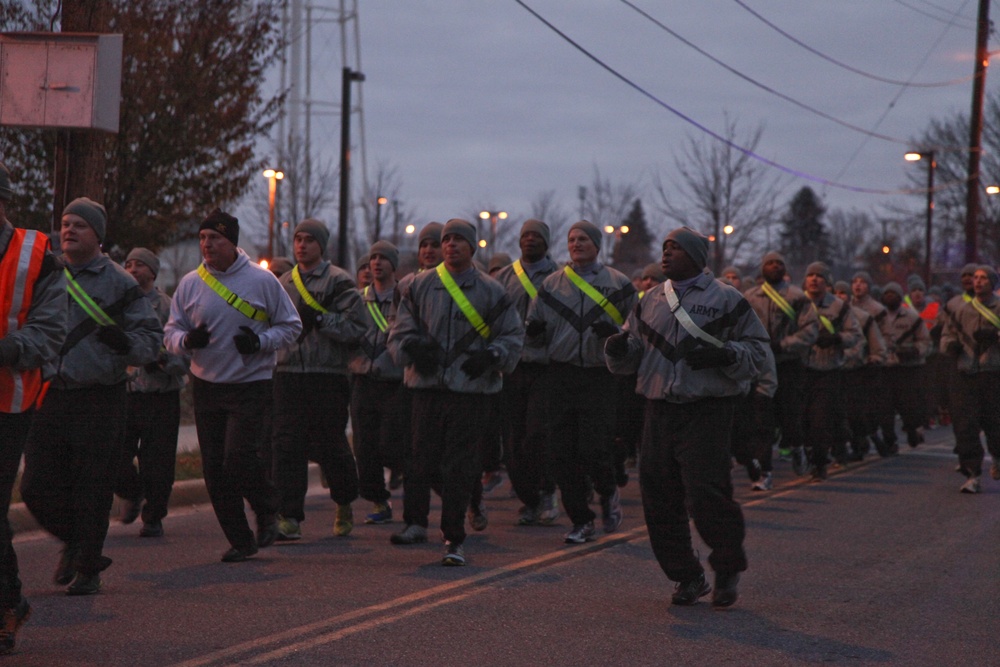 21st Signal Brigade run