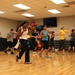 Students get intense workout at Cardio Kickboxing Class