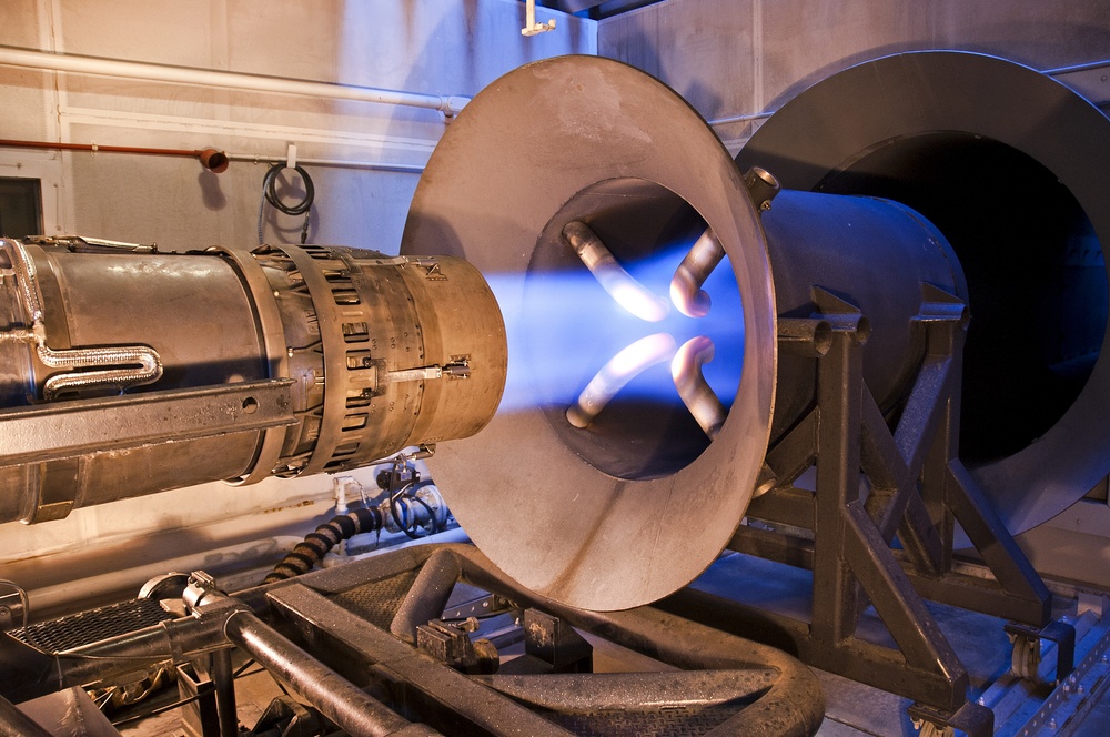 Checking the functionality of a J85-5 engine from a T-38 aircraft