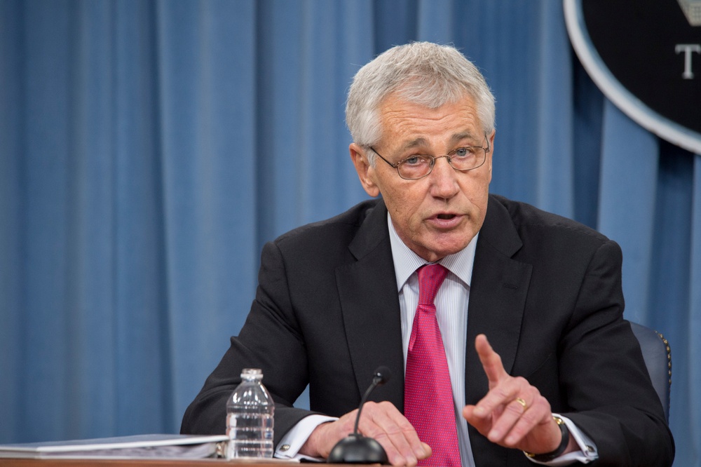 Hagel, Dempsey hold press conference