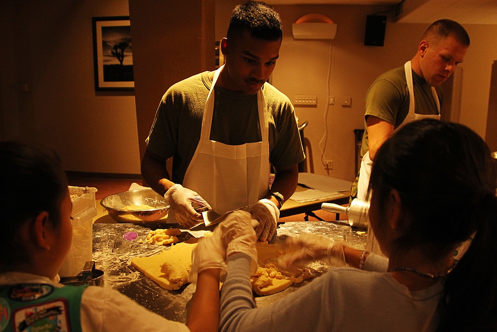 Combat Center Hosts Treats For Troops