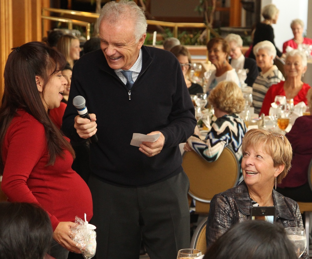 Christmas Baby Shower hosted for Combat Center Spouses