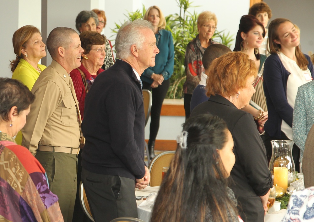Christmas Baby Shower hosted for Combat Center Spouses