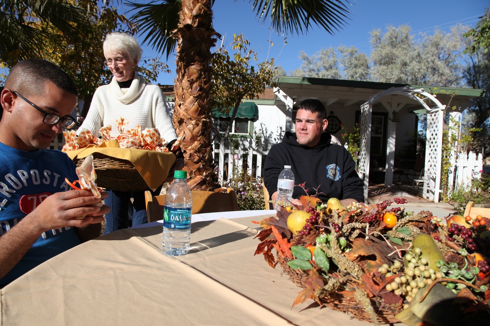 MCCES students enjoy Thanksgiving meal Roughley Manor