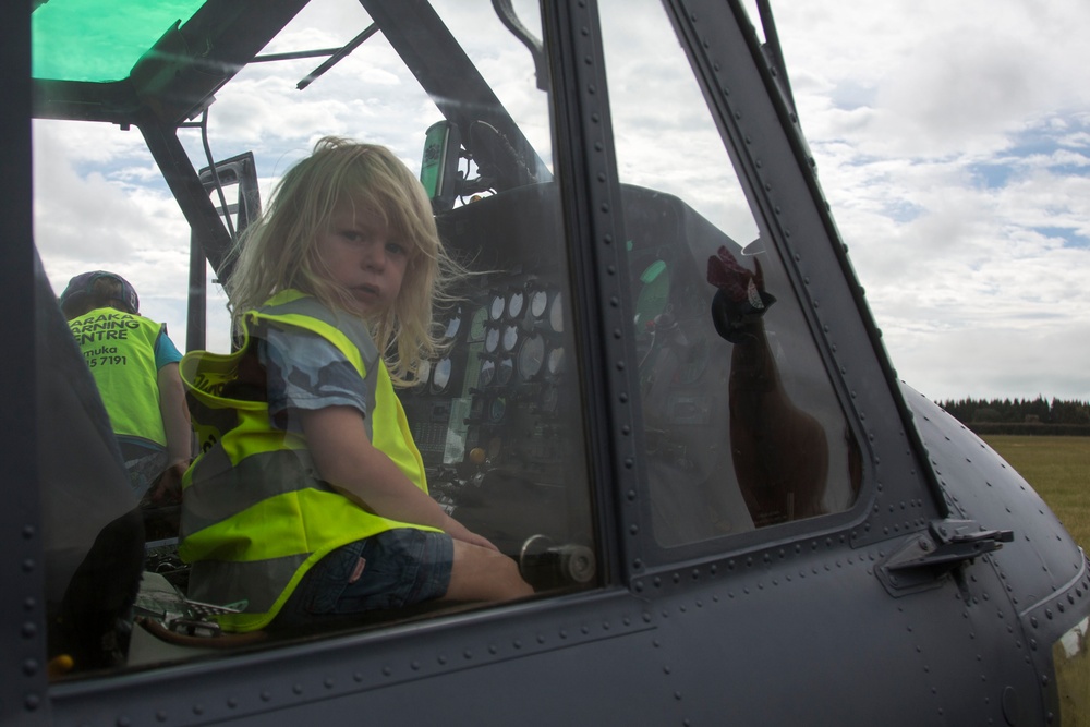U.S. Marines, New Zealand Soldiers visit preschool during Southern Katipo 2013