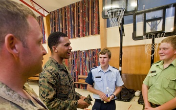 Marines visit Timaru Cadets during SK13