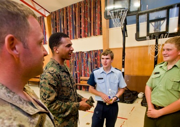 Marines visit Timaru Cadets during SK13