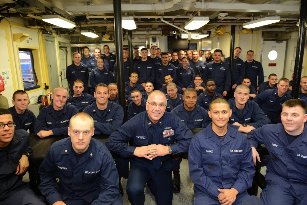 Coast Guard’s top enlisted member visits Cape May