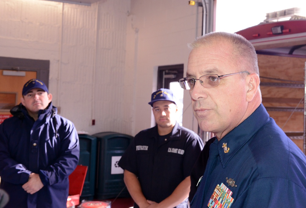 Coast Guard’s top enlisted member visits Cape May