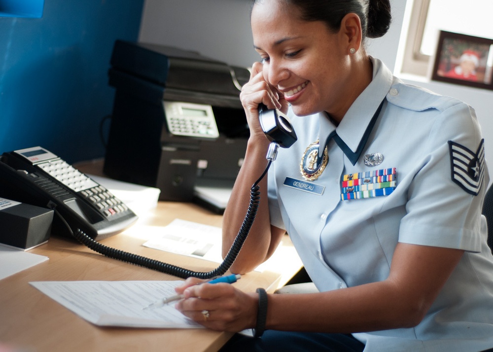 Massachusetts Air National Guard recruiters