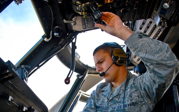 Engine troop: Tech. Sgt. Dominguez